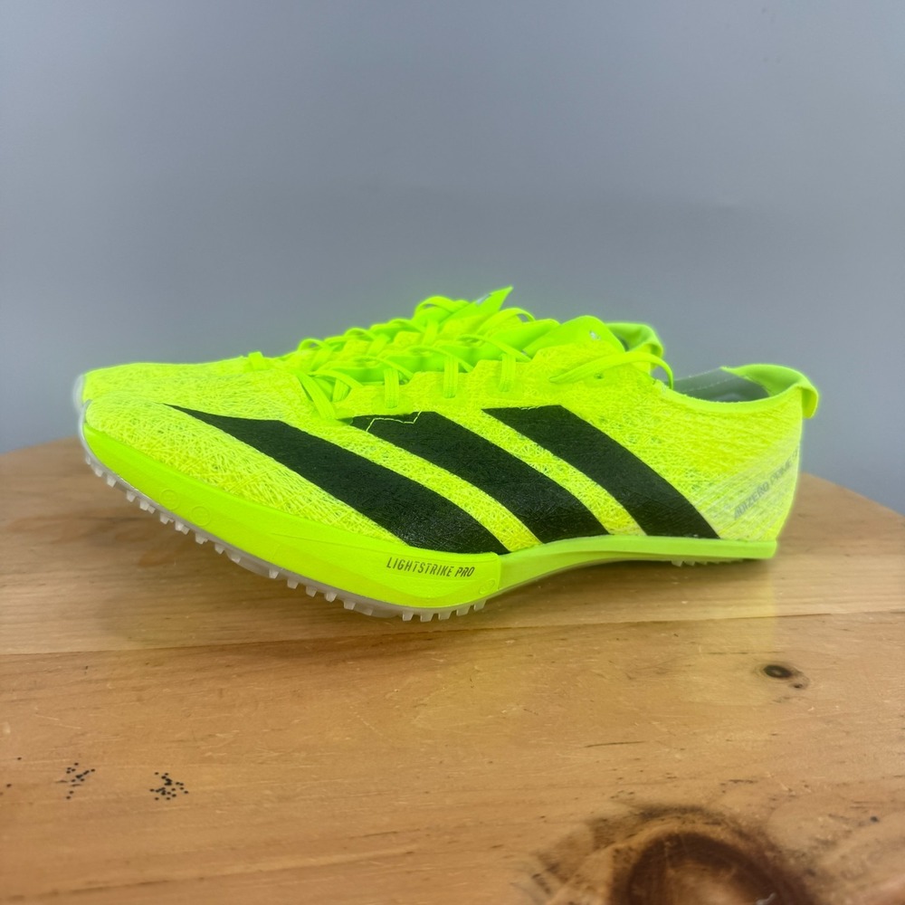 Mens 5.5 / Womens 6.5 - Adidas Adizero Prime SP 3 Strung Lucid Lemon Track Spike - Picture 3 of 9